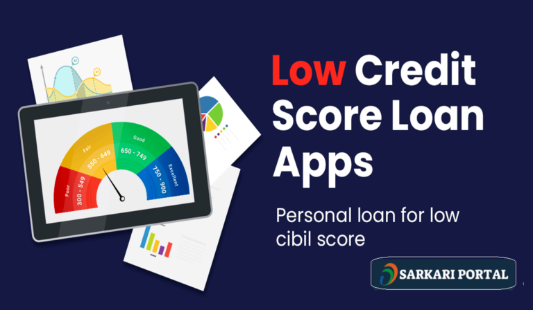 Low Credit Score Loan Apps In India