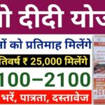Gogo Didi Yojana Online Apply/Form Download : महिलाओं को हर महीने मिलगे ₹2100 रुपये, गोगो दीदी योजना के लिए आवेदन शुरू जल्द  