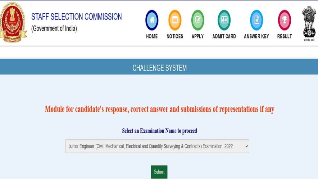 SSC JE Answer Key 2025 Out Check Response Sheet Best Link